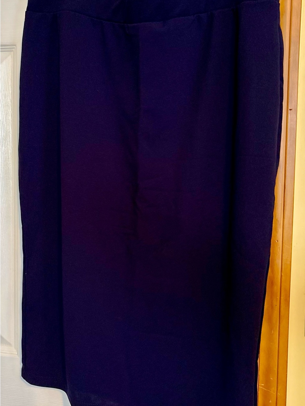 SHEIN Black Straight Midi Skirt